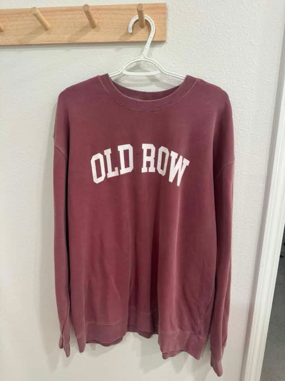 Old Row Maroon Crewneck Sweatshirt